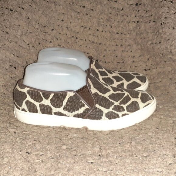 COLE HAAN-Grand.Os-Jennica Shimmer Giraffe Print-Loafers-Sz 7.5B-Excellent - Picture 3 of 7